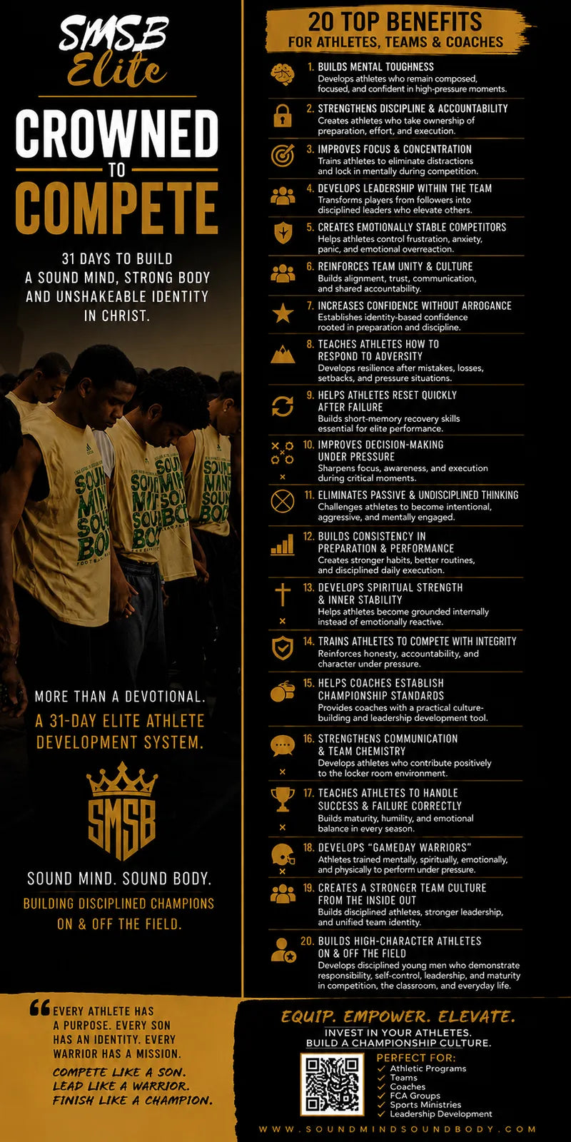 SMSB Elite Athlete Devotional Bookmark